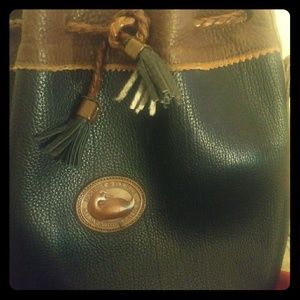 Dooney &Burke all weather leather bucket purse